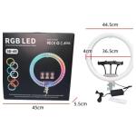 RGB LED Soft Ring Light – 3D-45cm